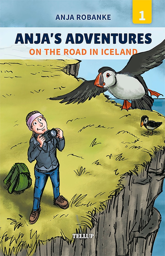 Book cover for Anja’s Adventures #1: On the Road in Iceland