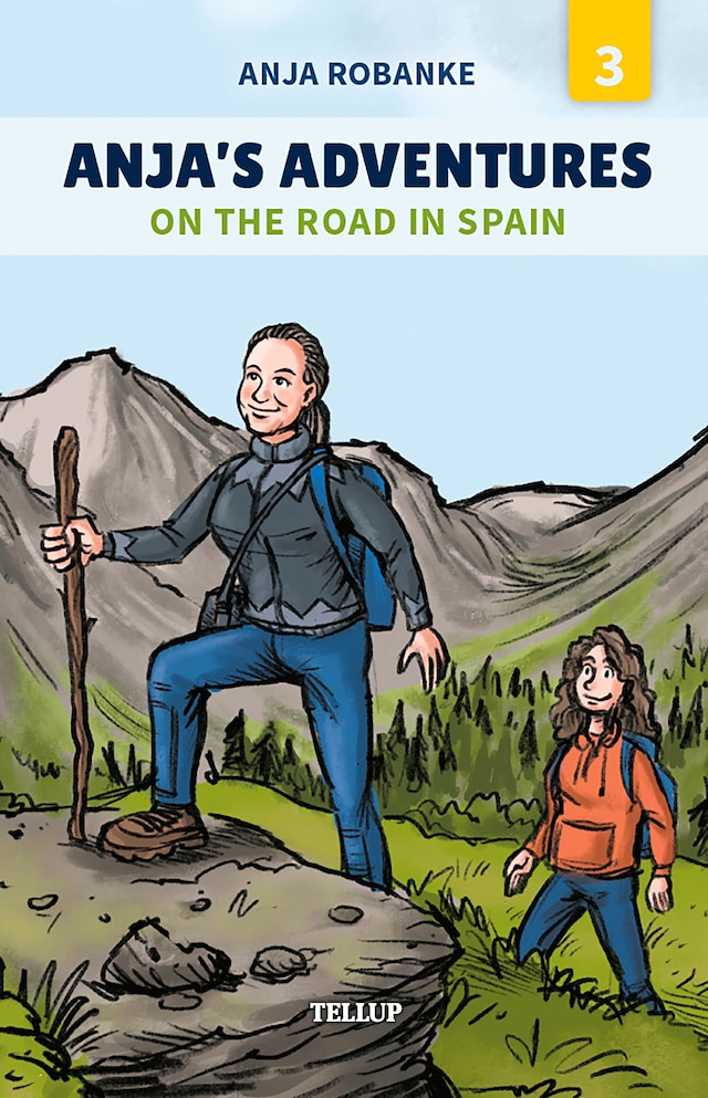 Book cover for Anja’s Adventures #3: On the Road in Spain