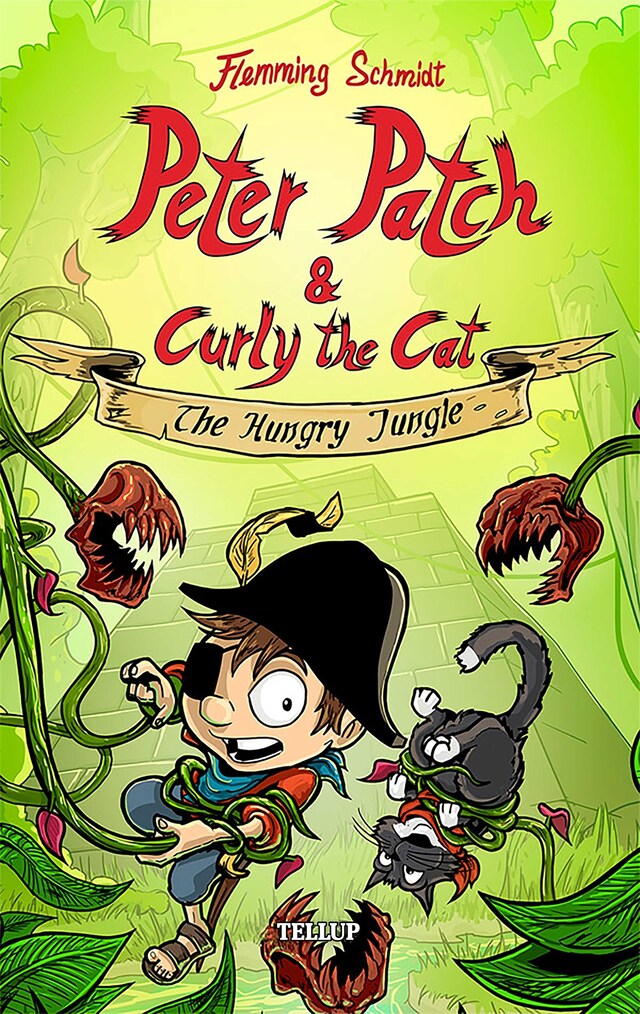 Book cover for Peter Patch and Curly the Cat #3: The Hungry Jungle