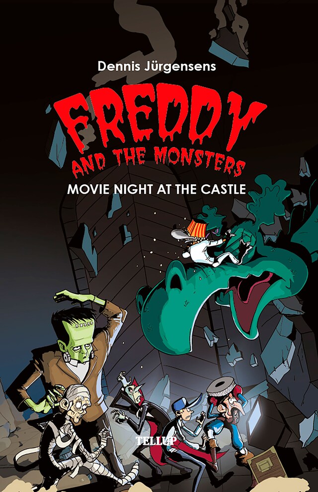 Book cover for Freddy and the Monsters #2: Movie Night at the Castle