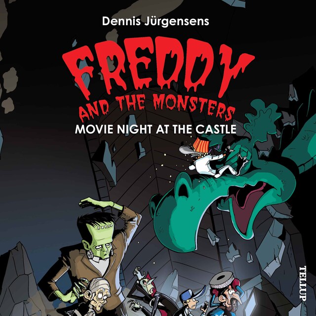 Book cover for Freddy and the Monsters #2: Movie Night at the Castle