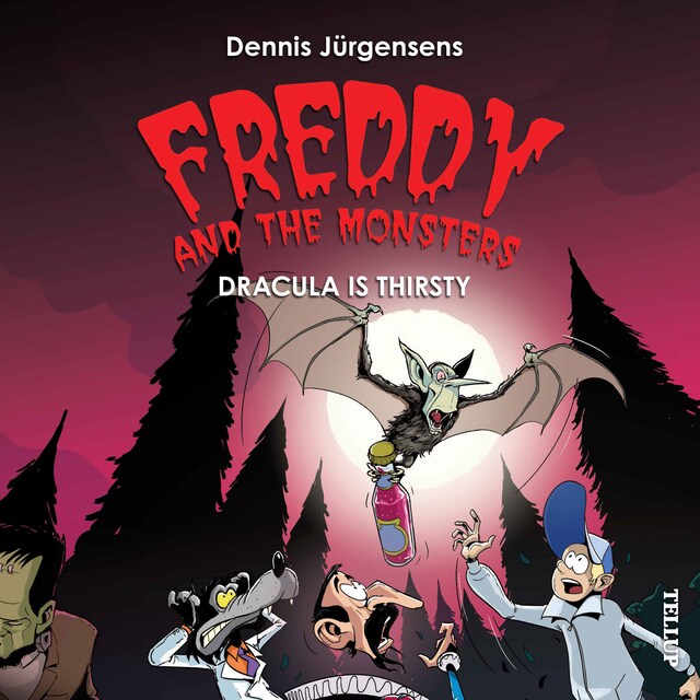 Book cover for Freddy and the Monsters #3: Dracula is Thirsty