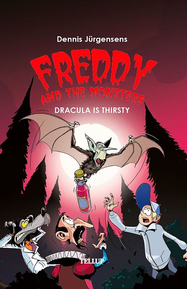 Book cover for Freddy and the Monsters #3: Dracula is Thirsty