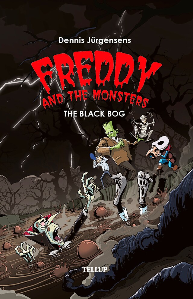 Book cover for Freddy and the Monsters #4: The Black Bog