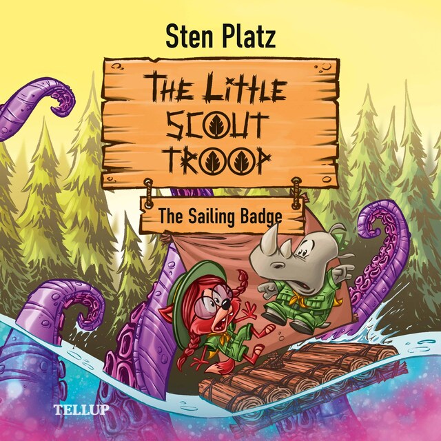 Book cover for The Little Scout Troop #1: The Sailing Badge