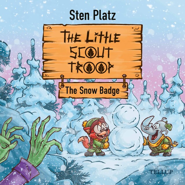 Book cover for The Little Scout Troop #3: The Snow Badge