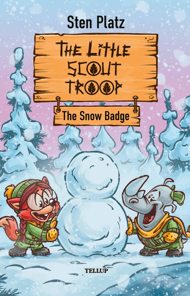 Book cover for The Little Scout Troop #3: The Snow Badge