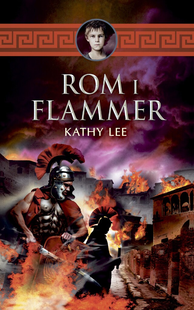 Buchcover für Rom i flammer