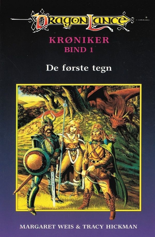 Book cover for DragonLance - Krøniker #1: De første tegn