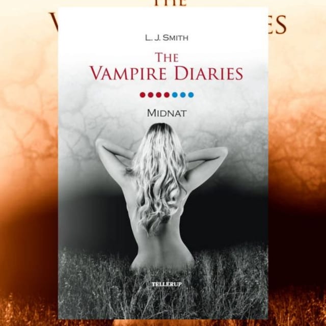 Book cover for The Vampire Diaries #7: Midnat