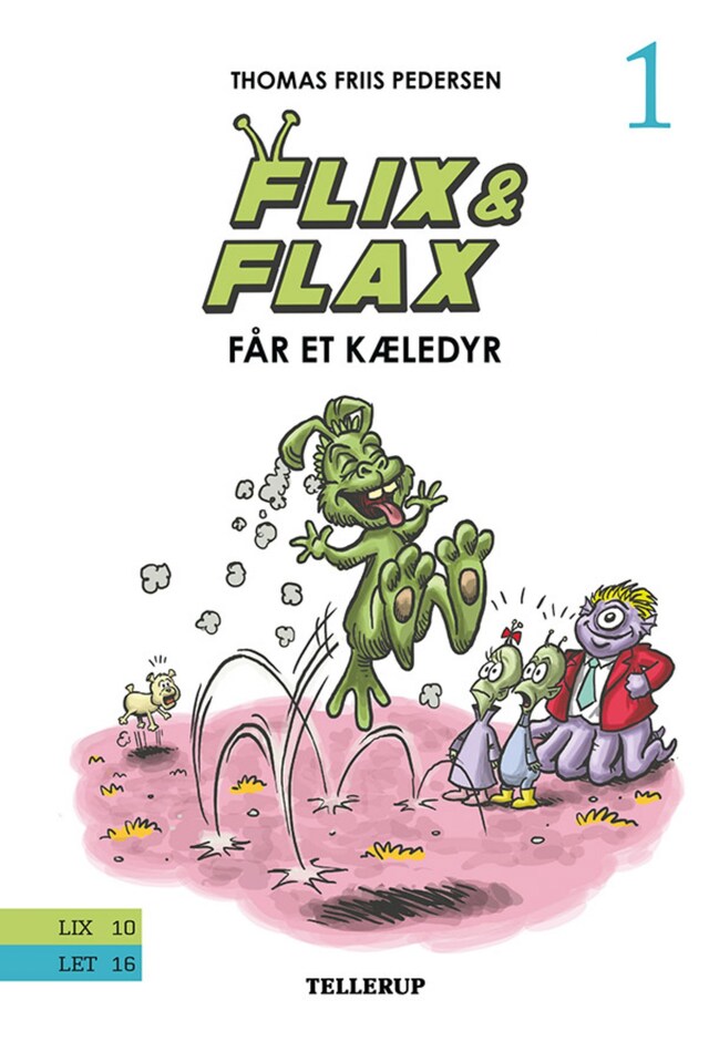 Flix & Flax #1: Flix & Flax får et kæledyr Bogomslag for Flix & Flax #1: Flix & Flax får et kæledyr