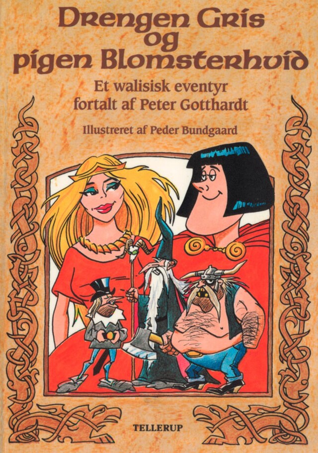 Couverture de livre pour Drengen Gris og pigen Blomsterhvid