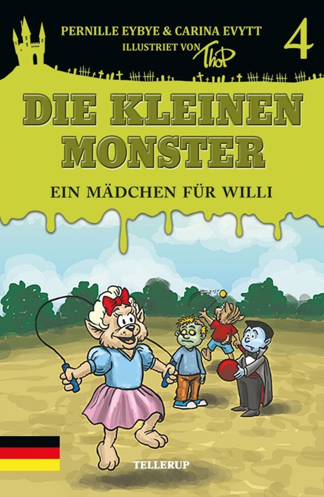 Copertina del libro per Die kleinen Monster #4: Ein Mädchen für Willi