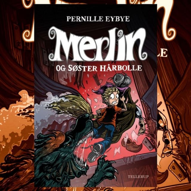 Bokomslag för Merlin #3: Merlin og søster hårbolle