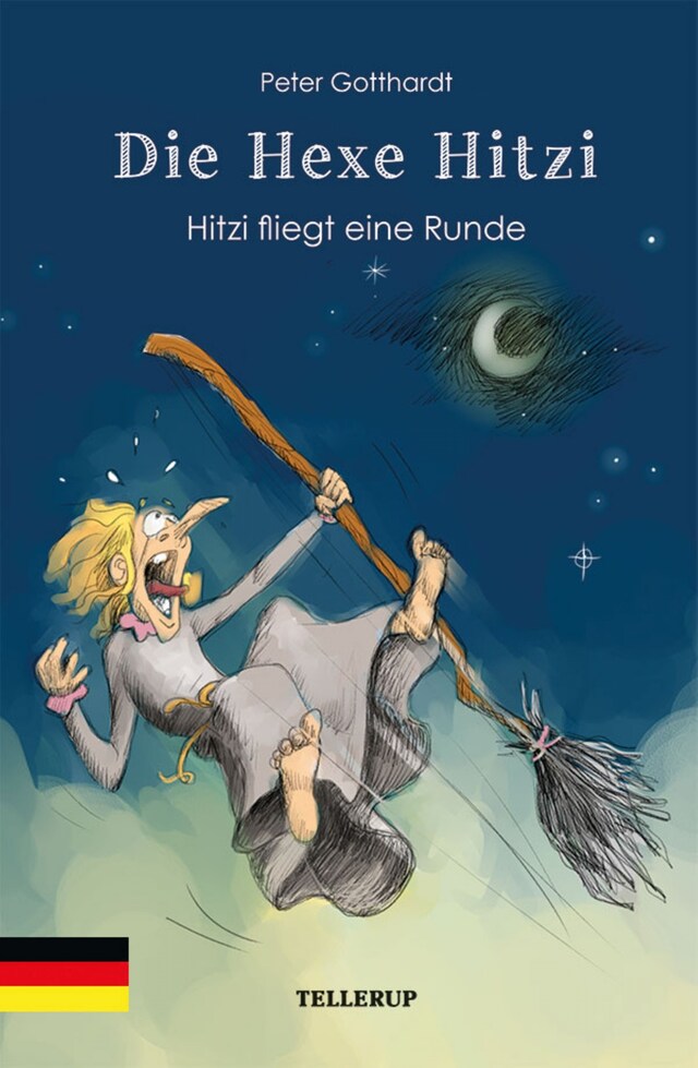 Buchcover für Die Hexe Hitzi #4: Hitzi fliegt eine Runde