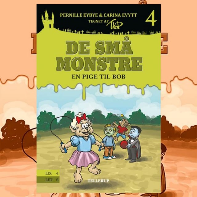 Couverture de livre pour De små monstre #4: En pige til Bob