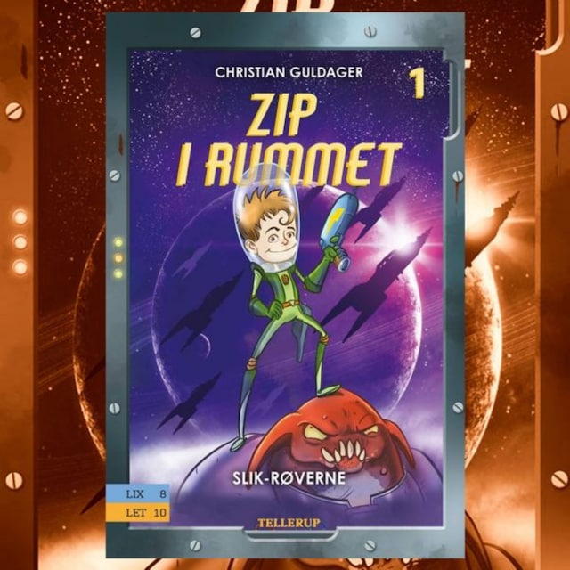 Copertina del libro per Zip i rummet #1: Slik-røverne