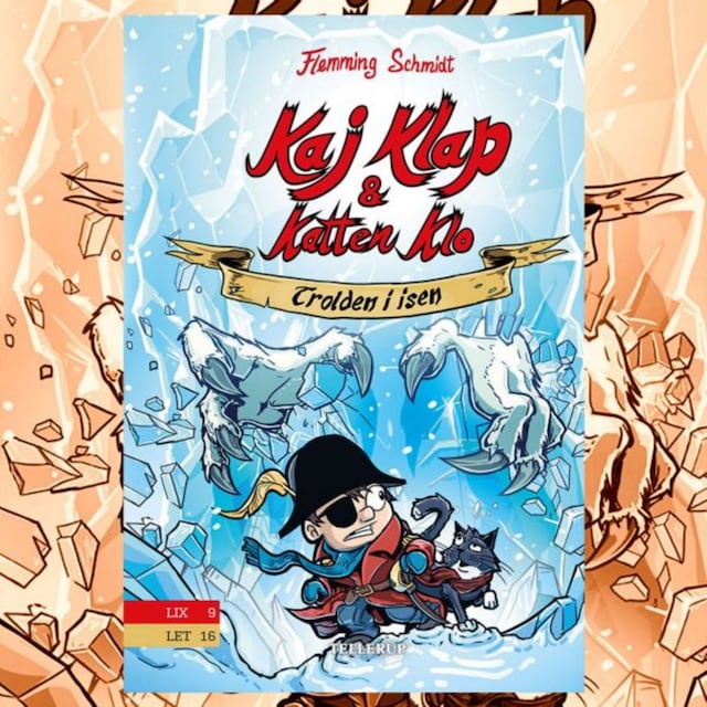 Book cover for Kaj Klap og Katten Klo #2: Trolden i isen