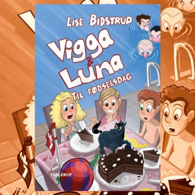 Boekomslag van Vigga & Luna #5: Til fødselsdag