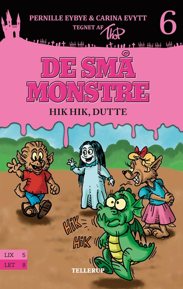 Book cover for De små monstre #6: Hik, hik, Dutte