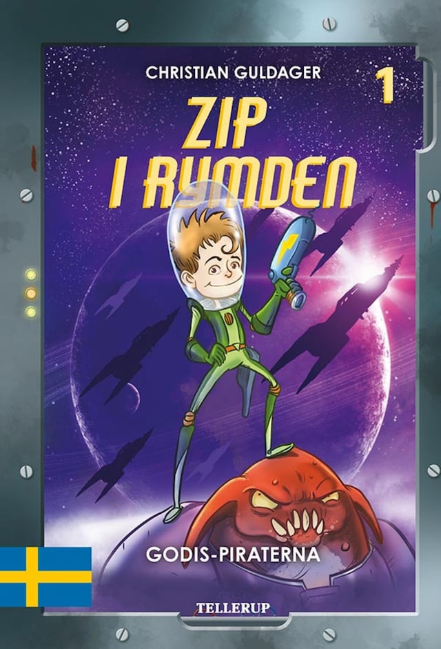Book cover for Zip i rymden #1: Godis-piraterna
