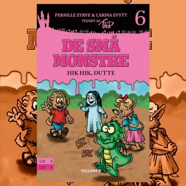 Kirjankansi teokselle De små monstre #6: Hik hik, Dutte
