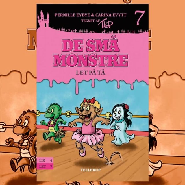 Kirjankansi teokselle De små monstre #7: Let på tå
