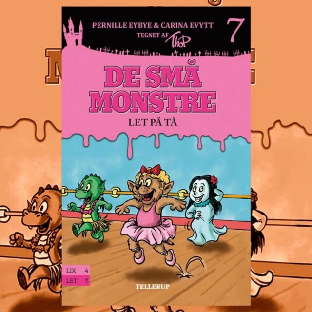 Buchcover für De små monstre #7: Let på tå