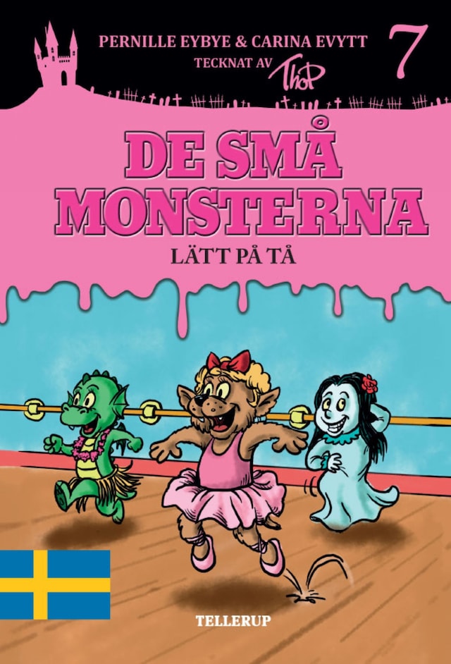 Boekomslag van De små monsterna #7: Lätt på tå