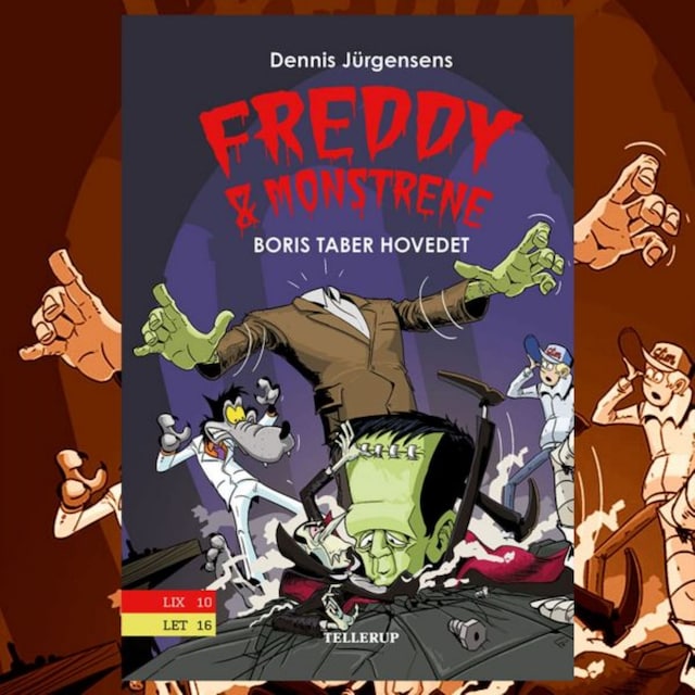 Book cover for Freddy & monstrene #1: Boris taber hovedet