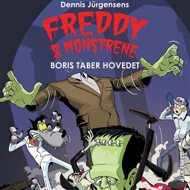 Book cover for Freddy & monstrene #1: Boris taber hovedet