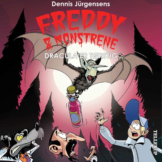 Book cover for Freddy & monstrene #3: Dracula er tørstig