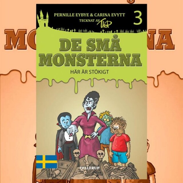 Book cover for De små monsterna #3: Här är stökigt