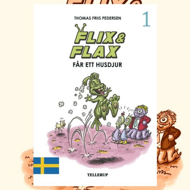 Okładka książki dla Flix & Flax #1: Flix & Flax får ett husdjur