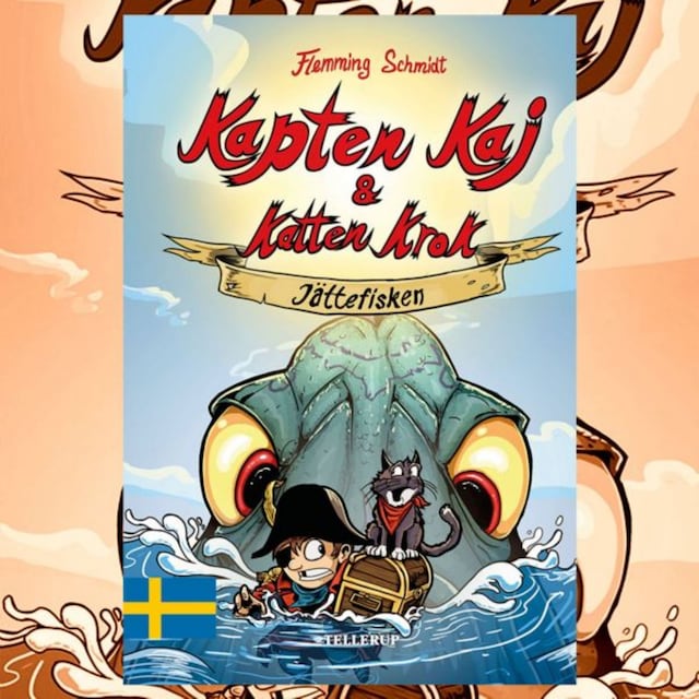 Book cover for Kapten Kaj & Katten Krok #1: Jättefisken