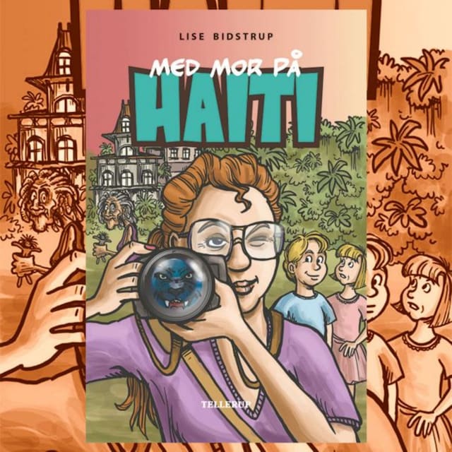 Kirjankansi teokselle Med mor på Haiti