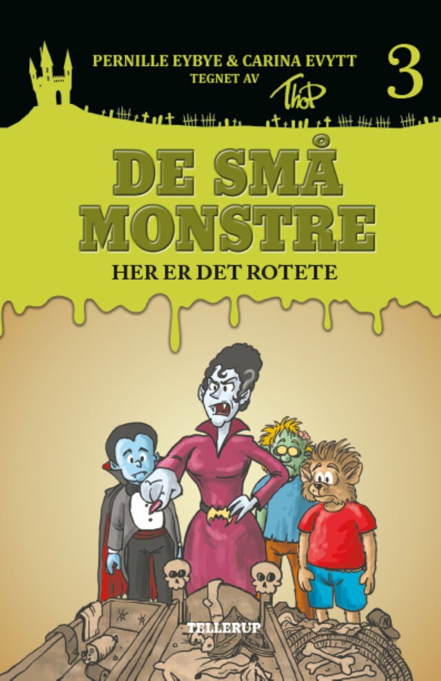 Book cover for De små monstre #3: Her er det rotete