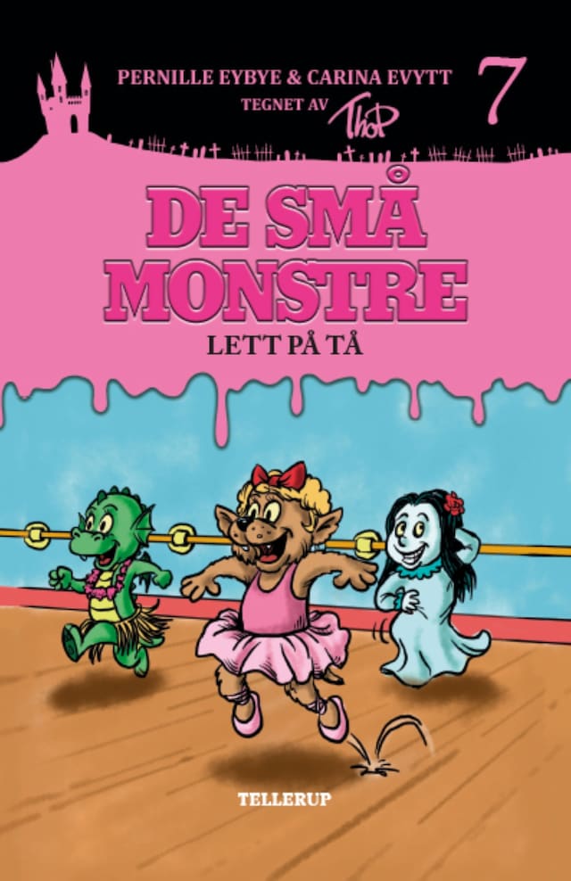 Copertina del libro per De små monstre #7: Lett på tå