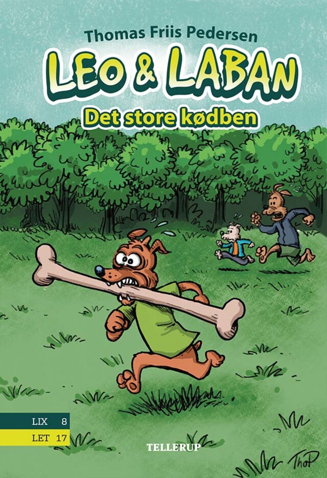 Okładka książki dla Leo og Laban #1: Det store kødben