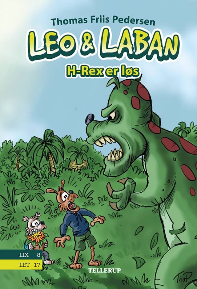 Bogomslag for Leo og Laban #2: H-Rex er løs