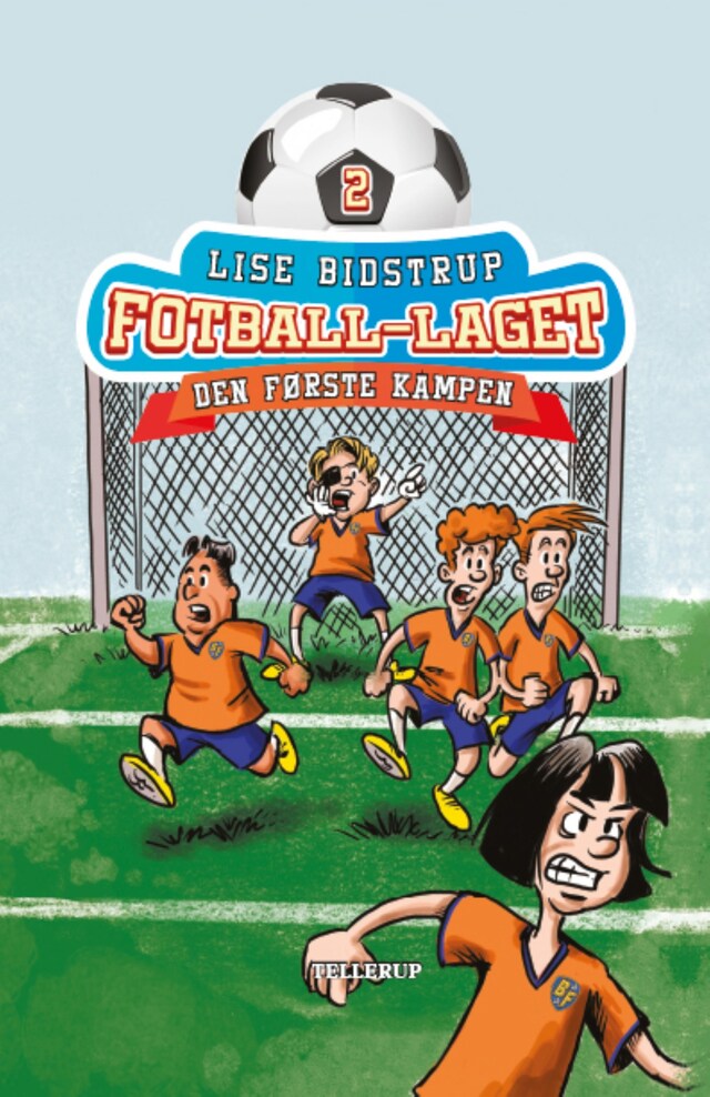 Book cover for Fotball-laget #2: Den første kampen