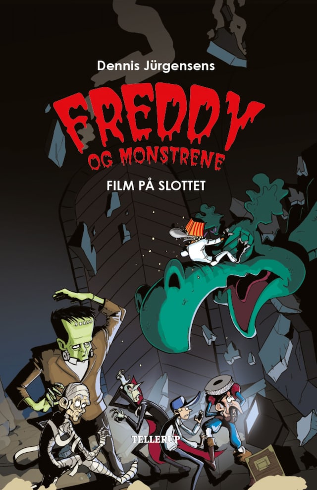 Okładka książki dla Freddy og monstrene #2: Film på slottet