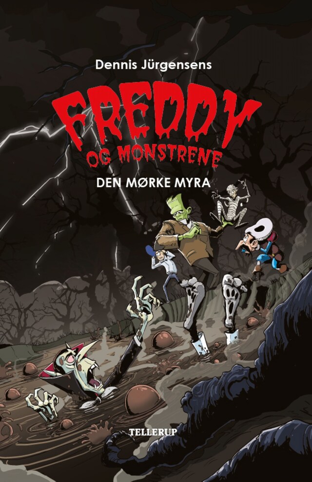 Kirjankansi teokselle Freddy og monstrene #4: Den mørke myra