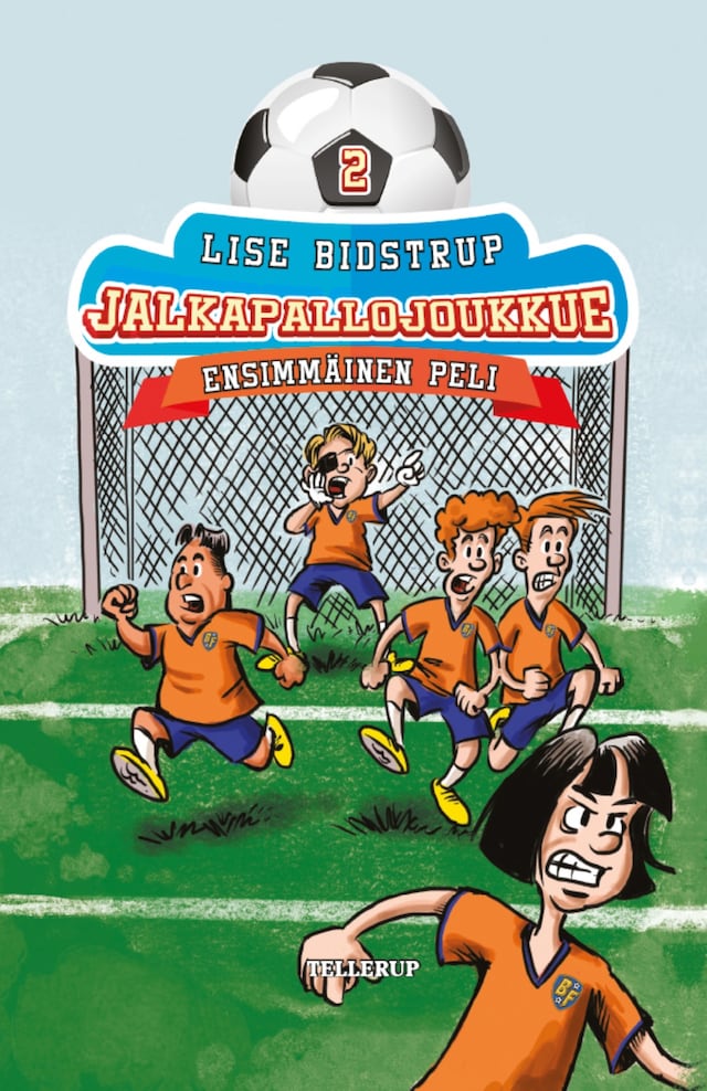 Book cover for Jalkapallojoukkue #2: Ensimmäinen peli