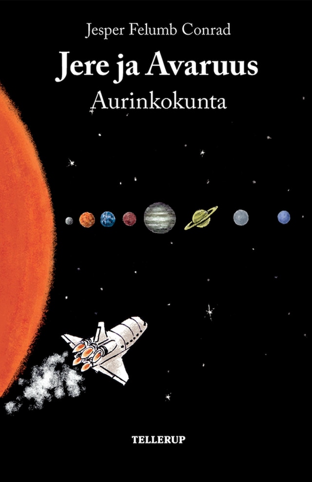 Kirjankansi teokselle Jere ja Avaruus #1: Aurinkokunta