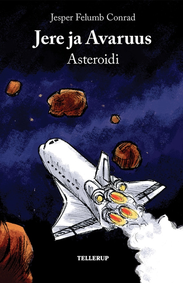 Boekomslag van Jere ja Avaruus #4: Asteroidi