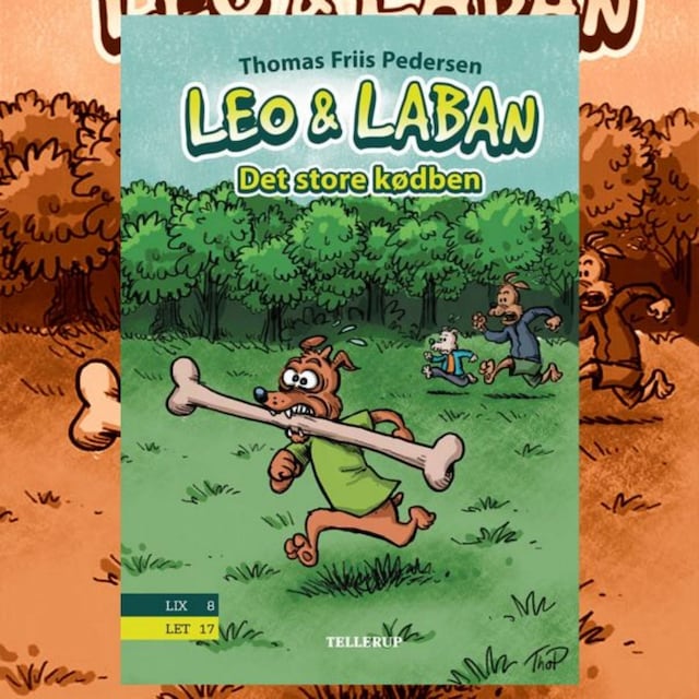 Bogomslag for Leo & Laban #1: Det store kødben