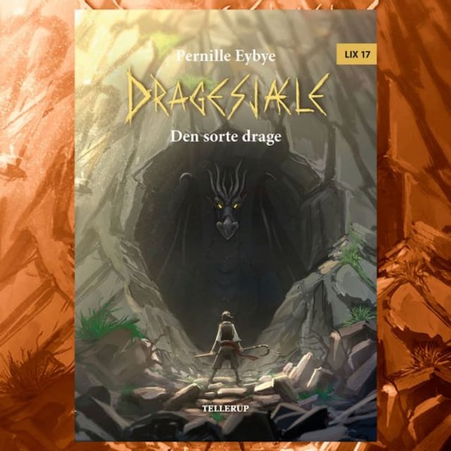 Book cover for Dragesjæle #1: Den sorte drage