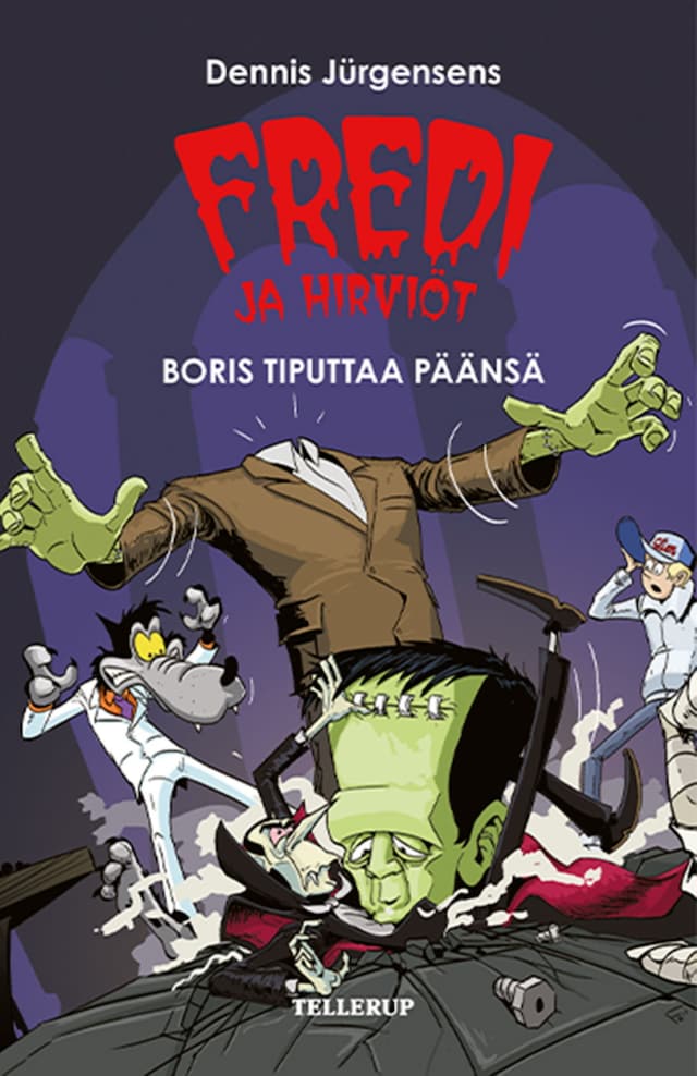 Book cover for Fredi ja hirviöt #1: Boris tiputtaa päänsä