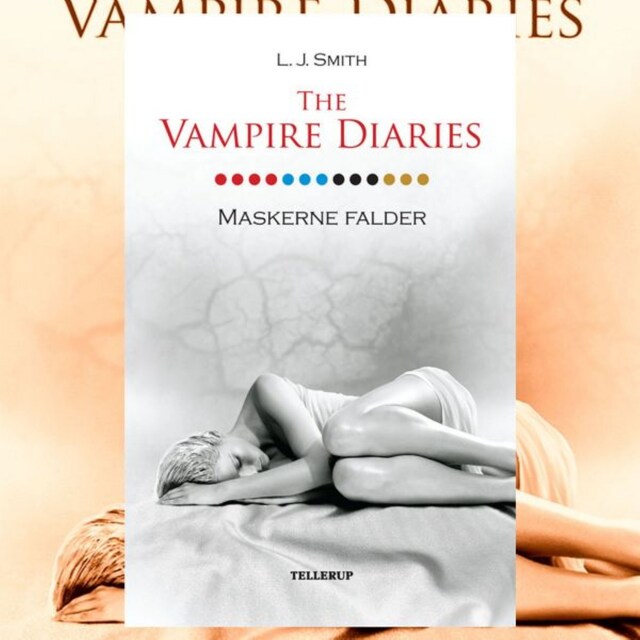 Book cover for The Vampire Diaries #13: Maskerne falder